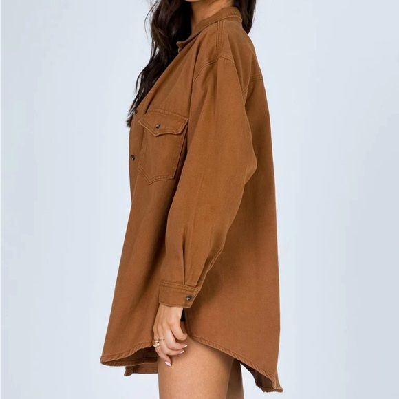 Princess Polly Brown Neve Top - Picture 2 of 7